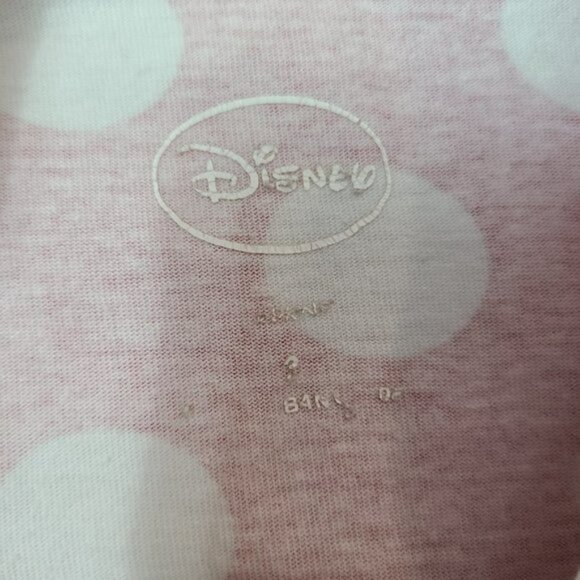 Disney Minnie Mouse short sleeve top red and white polka dot size 3T - Picture 5 of 7
